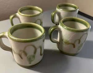 Vintage JOHN TAYLOR Set 4 Tassen Tassen Kaffee Tee Keramik Louisville HARVEST Birne - Bild 1 von 7