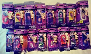 100 RETAIL PACKS OF FINGRS GHOULISH GLAMOUR HAIR CLIP-IN 16 INCH LONG HALLOWEEN - Picture 1 of 10