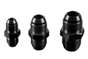 AN12 MACHO a AN12 MACHO JIC adaptador de montaje de manguera Negro - Imagen 1 de 3