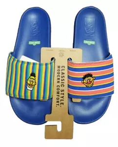 *NEW* Vans Sesame Street Bert & Ernie La Costa Slide Mens 12 Multicolor Slide-on - Picture 1 of 12