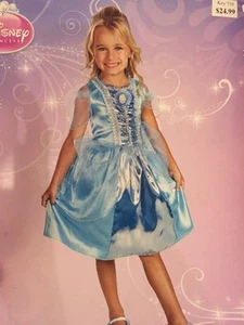 New Nwt Girls Disney Cinderella Halloween Costume Dress Up Size 7-8 - Picture 1 of 5
