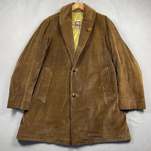 Mighty Mac Out O' Gloucester Jacket Coat Men's 40 Corduroy Quilt Lined Vintage - Picture 1 of 15