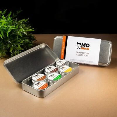 Beard Butter Collection Gift Set | 6 x 15ml Scents | Moisturises Facial Hair  - Image 1 of 4