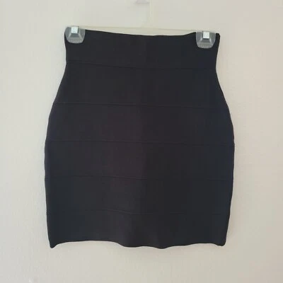 INC International Concepts Falda Formal Informal Color Negro Talla S Elástica Foto 1 de 4