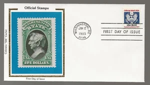 US Scott #O133, First Day Cover 1/12/83 Washington Single Official - Picture 1 of 1