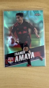 2022 Topps Chrome MLS Aqua Lava Refractor #197 Frankie Amaya /299 - Picture 1 of 2