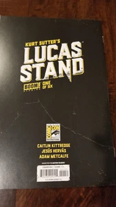 2016 SDCC CON EXCLUSIVE BOOM LUCAS STAND COMIC BOOK SIGNED BY KURT SUTTER SONS  - Picture 1 of 2