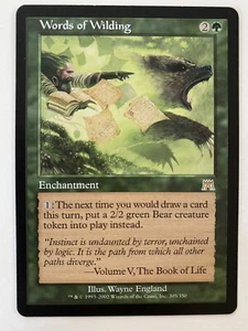 Words Of Wilding *Non-Foil* Onslaught (2002) MTG ONS NM/LP Combined Shipping - Picture 1 of 5