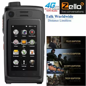 4G Android Rugged Smartphone Walkie Talkie NFC PTT Body Cam Cell Phone Radio 32G - Picture 1 of 12