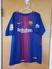 Nike Dri-Fit Fcb Lfp Unicef Soccer Jersey Shirt Authentic Youth Large