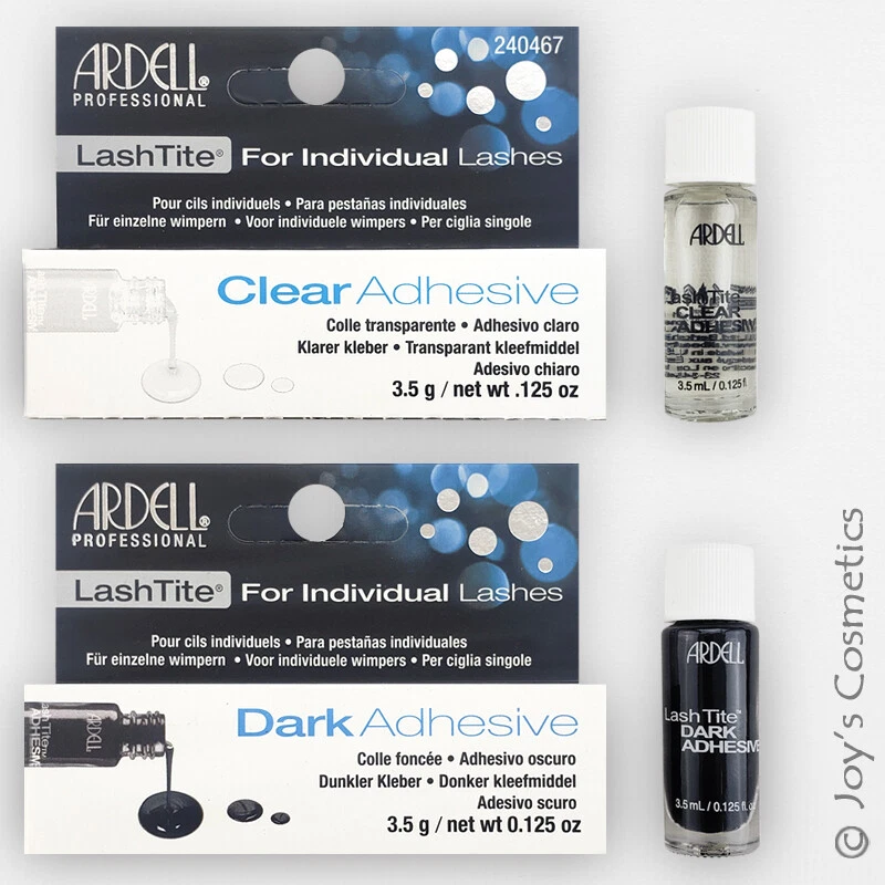 2 ARDELL LashTite For Individual Lashes Adhesive 3.5g - Clear / Dark set *Joy's* - Image 1 of 1