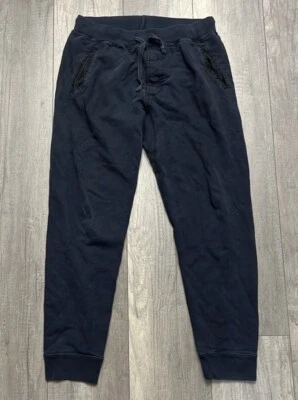 Pantalones de chándal Bonobos para hombre talla mediana azul marino y negro con cordón informales elásticos Foto 1 de 4