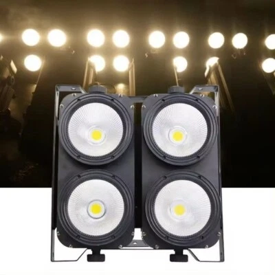 400W COB LED Par Light DMX Stage DJ Audience Blinder Light Warm+Cool White - Image 1 of 4