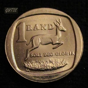 SUDÁFRICA, 1 RAND 1995, SPRINGBUCK, SIN CIRCULAR. - Imagen 1 de 2