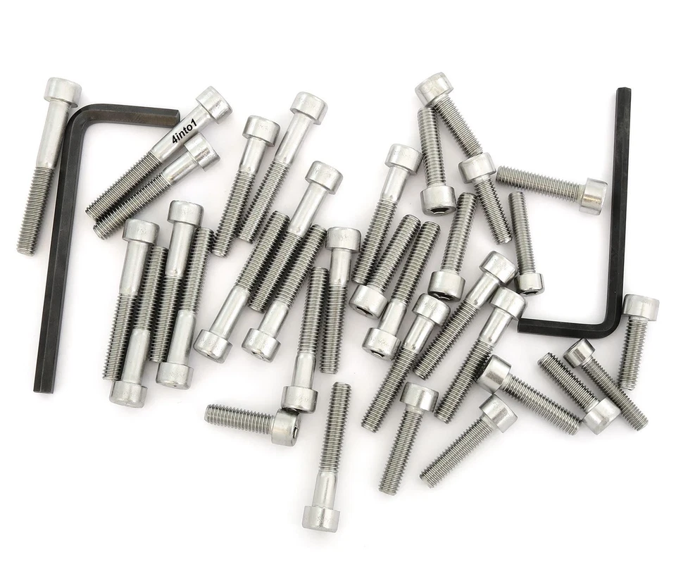 Stainless Steel Allen Bolt Set - Honda CA160 CB160 CL160 - 1965-1969 - 34 Bolts - Image 1 of 1