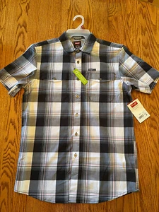 WRANGLER PERFORMANCE UTILITY KURZÄRMLIGES BUTTON DOWN HEMD (NEU) Gr. Medium - Bild 1 von 3