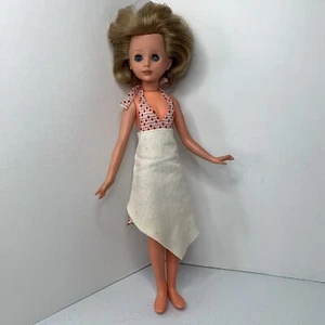 1965 Italo Cremona 15" Corinne Doll 736 ITALY Sleepy Blue Eyes Light Brown Hair - Picture 1 of 19