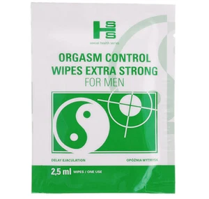 Orgasm Control Wipes Verzögerungstücher Verzögerung Ejakulation länger Sex 1 Stk - Bild 1 von 2
