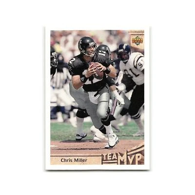 Chris Miller 1992 Upper Deck #364 Atlanta Falcons Football Card NM - Image 1 of 3