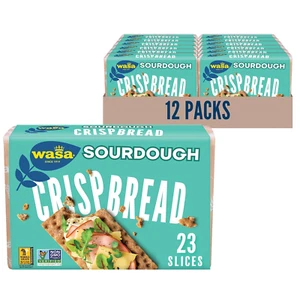 Sourdough Crispbread, 9.7 Oz (Pack of 12), Crackers, Non-Gmo Ingredients, Fat Fr - Picture 1 of 8