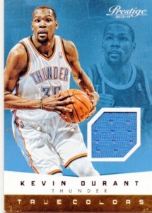 2013-14 Prestige True Colors Materials #13 Kevin Durant