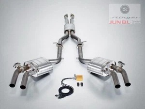TITANIUM EVC CAT-BACK EXHAUST for 19 20 21 STINGER 3.3T / Gift: CF Fuel Door - Picture 1 of 14