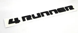 2010-2022 fits Toyota 4 Runner Emblem Tailgate Adhesive Letters Black - Picture 1 of 5