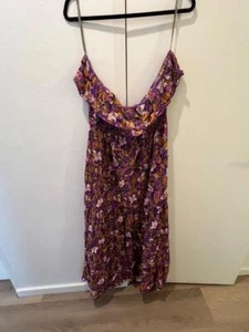 VINTAGE ..UNWORN .WITH TAGS..ATMOSPHERE STRAPLESS MAXI FLORAL DRESS UK/AUS 14 - Bild 1 von 16