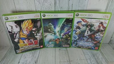 XBOX360 Soul Calibur IV, BlazBlue Continuum Shift, etc. Set of 3 Japan Ver USED - Image 1 of 4