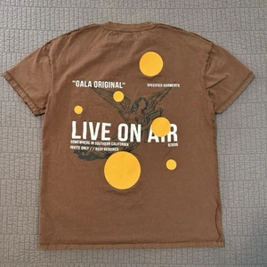 Gala Original T Shirt Men's XL Brown Urban Streetwear Heavyweight Graphic Tee - Picture 1 of 11