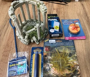 Ornament Roman Columns Ancient Ruins Air Bubbler Decoration Fish Tank & Extras! - Picture 1 of 17