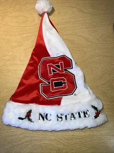 NC State Christmas Santa Style Hat SEE COMMENTS - Picture 1 of 8