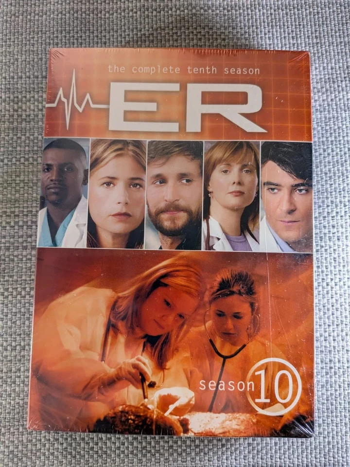 ER Complete Tenth Season 10 2009 DVD Region 1 New & Sealed - Image 1 of 1