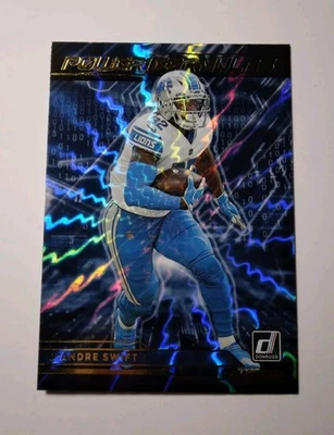 D'ANDRE SWIFT 2ND YEAR POWER FORMULAS PRIZM INSERT 2021 DONRUSS CHICAGO BEARS - Image 1 of 2