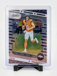 2024 Panini Absolute Bo Nix #112 Base RC Denver Broncos - Picture 1 of 2