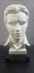 Busto de estatua de porcelana vintage 1977 de Goebel Elvis Presley coleccionable 9 pulgadas  - Imagen 1 de 6