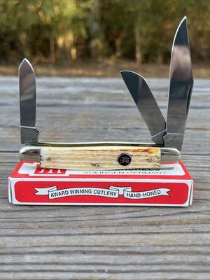 ZWILLING J.H. CUCHILLO HENCKELS STOCKMAN SOLINGEN 3 HOJAS HK-0003-BWP sin usar nuevo en caja Foto 1 de 4