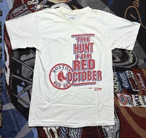 Camisa De Colección Medias Rojas de Boston Salem Ropa Deportiva Mediana Caza Para Octubre Rojo - Imagen 1 de 17