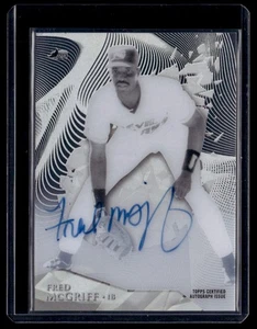 2014 Topps High Tek Fred McGriff #’d 1/1 Auto Devil Rays - Bild 1 von 2