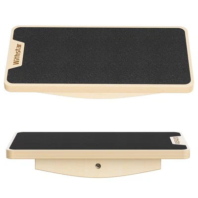 WITHSTAR Balance Board Professional Wobble Board for Adults Anti-Slip 350LBS ...