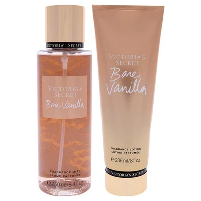 "Victorias Secret Bare Vanilla Kit - Kit de 2 piezas 8,4 oz Fragancia Bruma, 8 oz" Foto 1 de 3