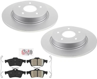 Rotores de freno recubiertos de rendimiento mejorado pastillas de cerámica para Ford Focus 2012-2018 Foto 1 de 4