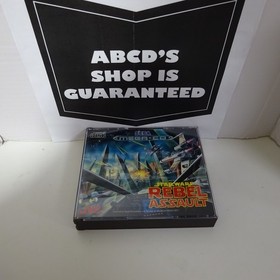 STAR WARS REBEL ASSAULT Sega Mega CD Replacement Case.  *NO GAME, NO MANUAL*