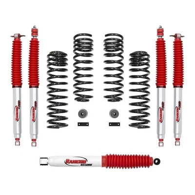 Rancho Sport System Suspension Lift Kit & Steering Stabilizer for 07-18 Wrangler - Image 1 of 4