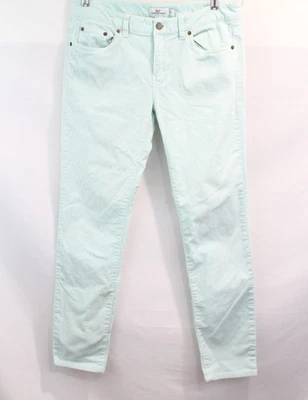 Lote de 2 Pantalones Vineyard Vines Mujer Talla 6 Verde Gris Pana Delgado Tobillo Foto 1 de 4