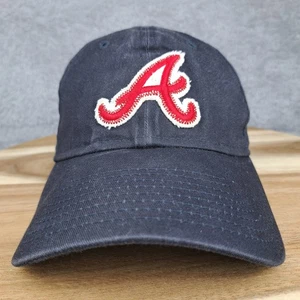 Gorra gorra de los Atlanta Braves correa trasera azul rojo cosido logotipo MLB béisbol nueva era - Imagen 1 de 10