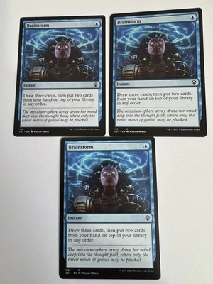 Magic The Gathering. Brainstorm 115 x3 - Image 1 of 2
