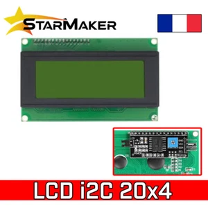 2004 i2C IIC 20x4 LCD Module - Arduino Compatible Green Backlit Screen - Picture 1 of 5