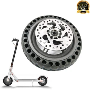 Rear Wheel For Xiaomi PRO & PRO2 Solid Tire & Brake Disc Hub Tyre Set - Picture 1 of 10