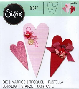 Matriz retirada SIZZIX BIGZ PRIMITIVE HEARTS 656335 #CR24 - Imagen 1 de 1